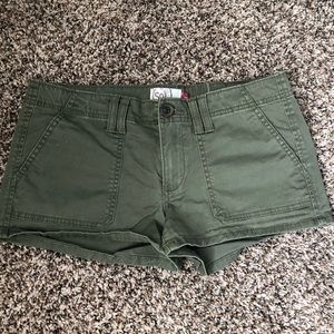 NWOT Army green shorts